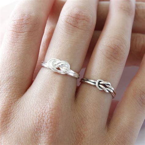 sterling silver love ring|sterling silver love knot ring.